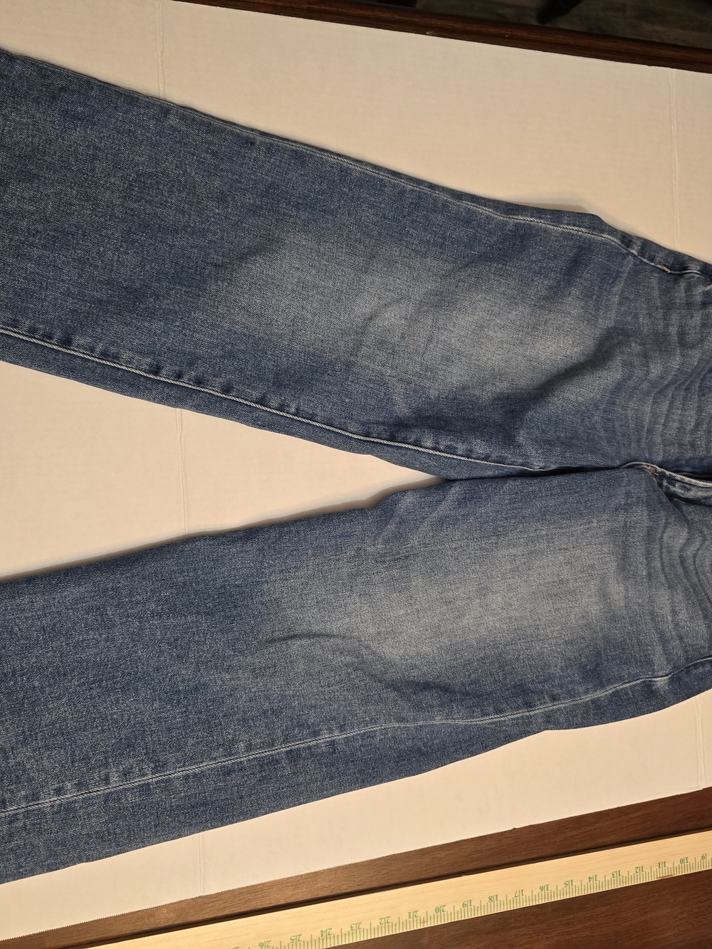 High-Rise Women's Blue Washed Jeans